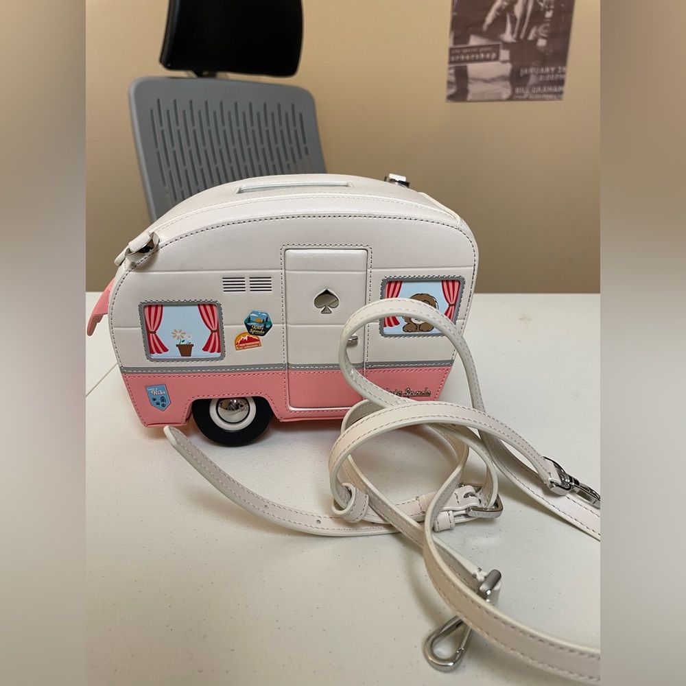 Kate Spade "Day Tripper" Camper Van RV novelty crossbody